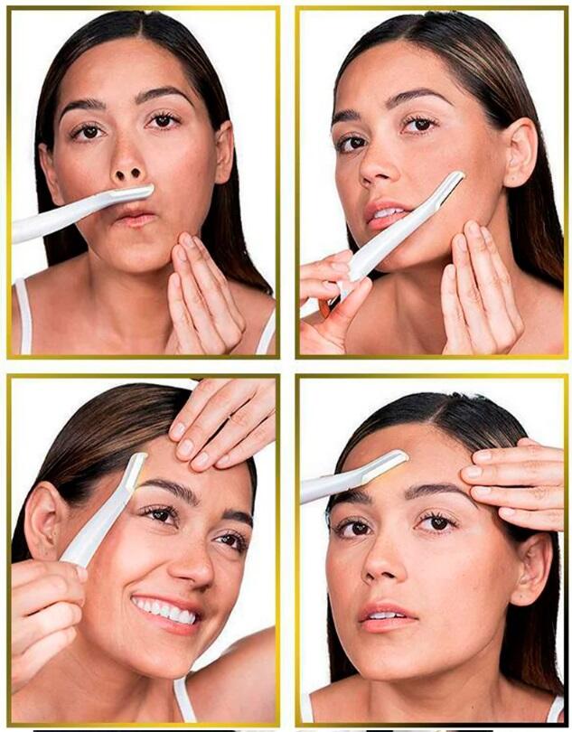Cortapelo Facial 4 en 1 con Iluminación LED