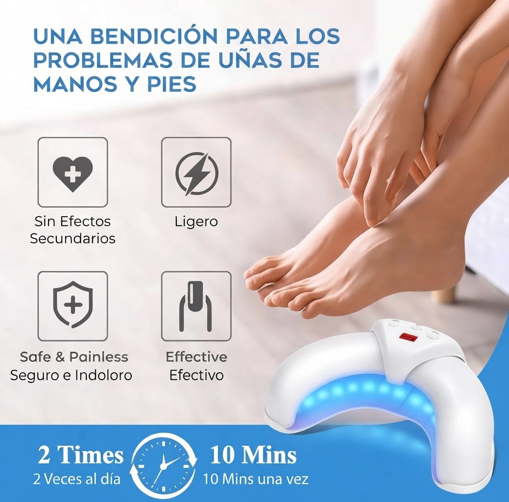Dispositivo de Fototerapia para el Cuidado de las Uñas