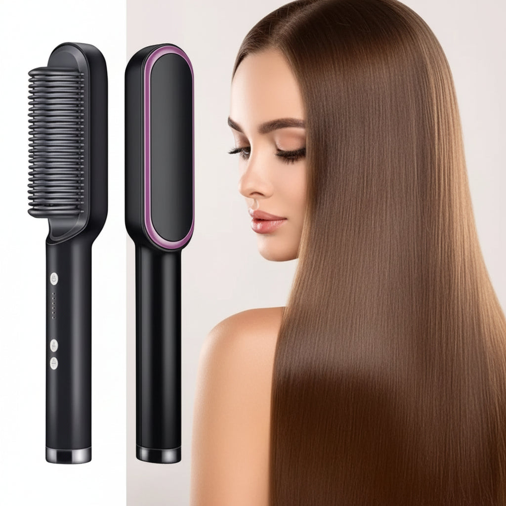 Cepillo Alisador Pelo (4 Colores)