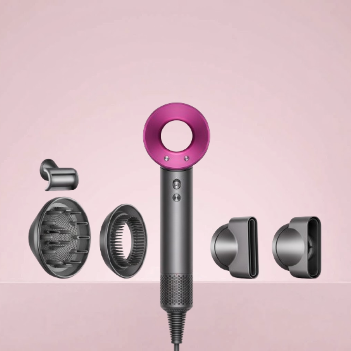 Secador Profesional Anti-Frizz con Tecnología Iónica